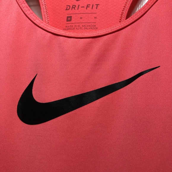 Nike Dri-Fit Peachy Pink Racerback Athletic Gym Yoga Tank Top Size M - Picture 4 of 11